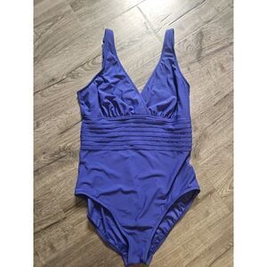 Aqua Green Slimming One Piece Bathingsuit Women's Size XL